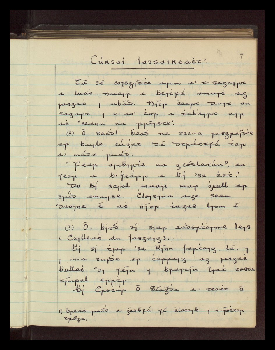 Cúrsaí Iascaireachta
duchas.ie/ga/cbe/9002252…
Tadhg Ó Murchadha a bhailigh ó Sheán Sigerson

Tá sé coiscthe ainm a' tsagairt a lua nuair a bheifeá amuigh ag iascach i mbád. Níor cheart duit an sagart in ao' chor a thabhairt air ach 'ceann na próiste'.