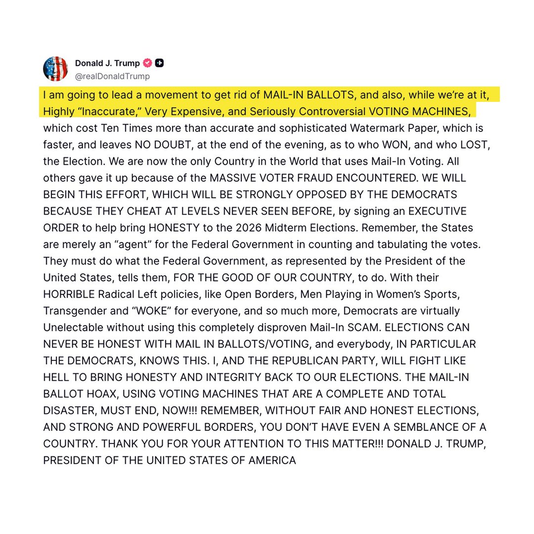 71% of Americans believe Trump knew exactly what Epstein was up to. Trump knows he's screwed bc of it. So screwed in fact, he has to try to shut down voting, gerrymander districts, embarrass a foreign leader, and embarrass US in his meeting with Putin... This is all desperation.