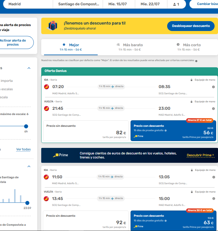 Las empresas aéreas deberían ser multadas por el <a href="/MSocialGob/">Ministerio de Derechos Sociales, Consumo y A2030</a> por inflar los precios aprovechando que las líneas del AVE Galicia-Madrid, están cortadas debido a los incendios. 
Panda de hijos de puta.
Ni ley de oferta y demanda, ni hostias.