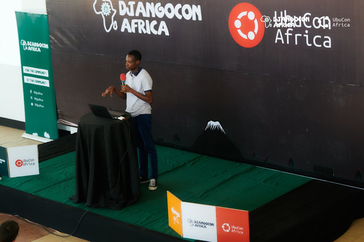 🎤Philip Narteh at #DjangoConAfrica2025 + #UbuConAfrica on: "Inclusive Coding: My Journey with Django and Accessibility"🚀

#djcafrica #djcafrica25 #DjangoConAfrica #UbuCon #DjangoCon