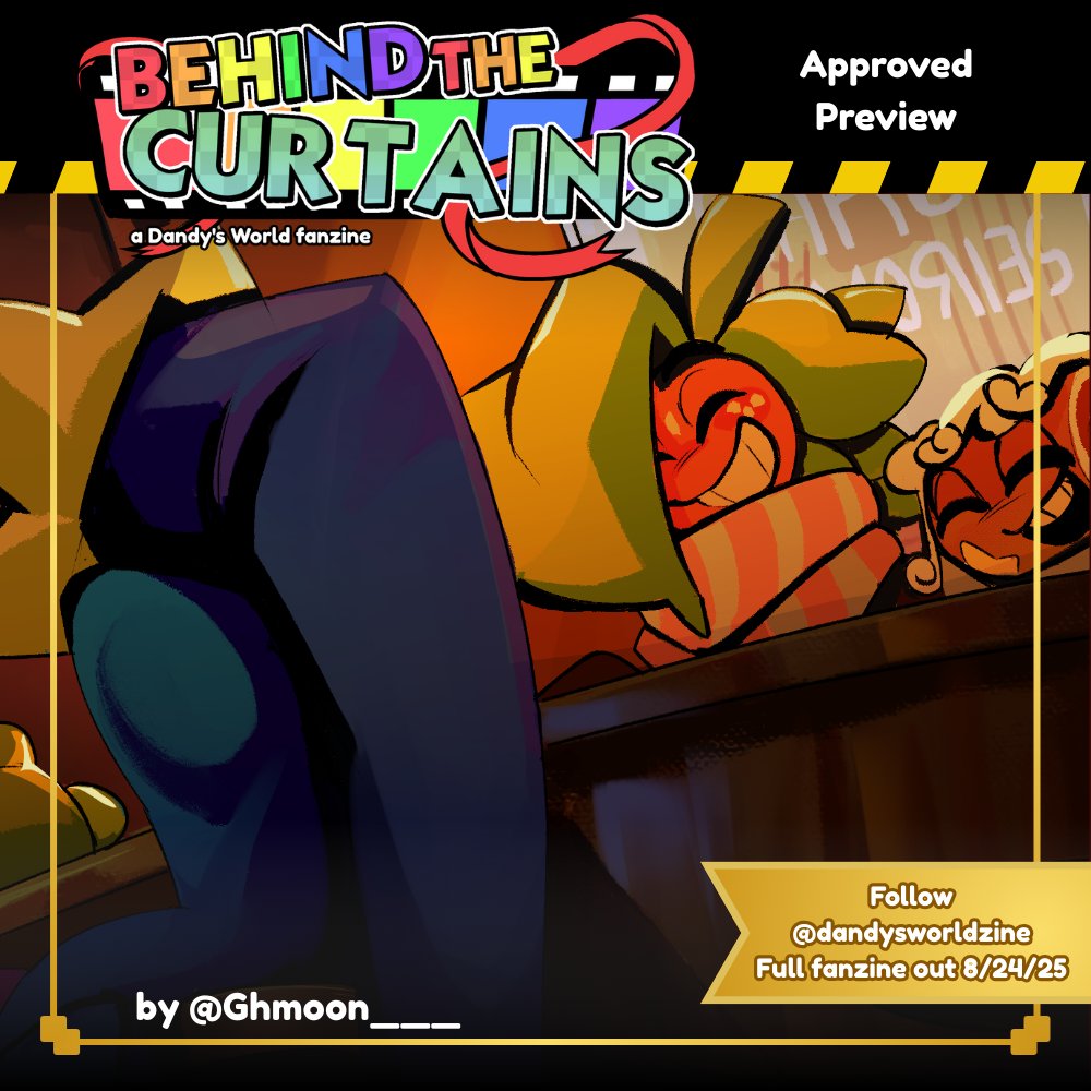 ᯓ 🍁 Kie | COMISSIONS OPEN (@ghmoon___) on Twitter photo im really glad to say that i partcipated on this zine! stay tuned to <a href="/dandysworldzine/">Behind the Curtains: A Dandy's World Fanzine</a> to see the final result‼️
#dandysworld im really glad to say that i partcipated on this zine! stay tuned to <a href="/dandysworldzine/">Behind the Curtains: A Dandy's World Fanzine</a> to see the final result‼️
#dandysworld