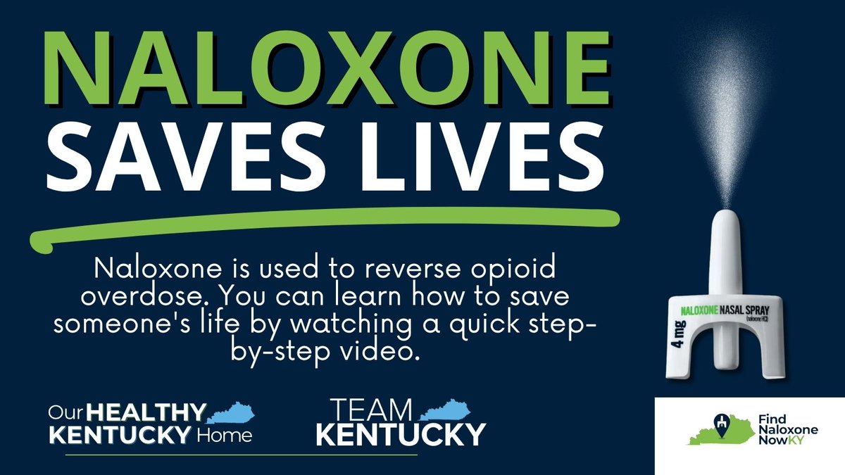 Every five minutes, at least one person in the U.S. will die from an opioid overdose. But an overdose can be reversed. Learn how Naloxone works and how to administer it in less than five minutes.

Watch a step-by-step video at: findnaloxone.ky.gov/Pages/how-do-i….