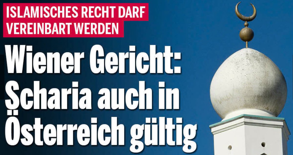 Mit 🇦🇹 ist es endgültig vorbei‼️Unsere Kinder werden in einem islamischen Land aufwachsen müssen. 🫵