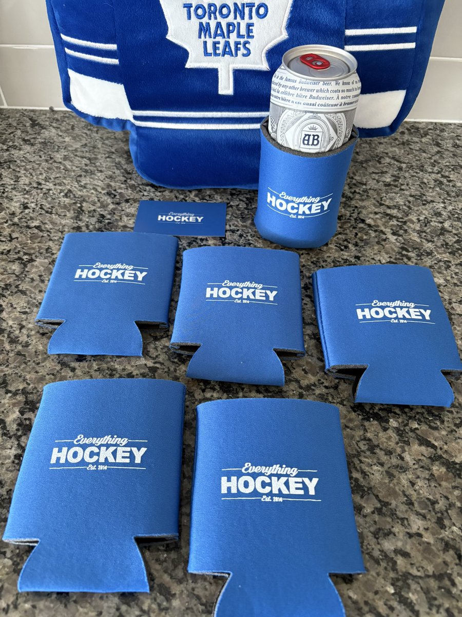 Big thanks to <a href="/EHClothing/">Everything Hockey</a> for sending me 6 Can Cooler Holders. Definitely will be putting these to good use. So happy that I won your Twitter contest! #ehclothing #everythinghockey  #twittercontestwinner
