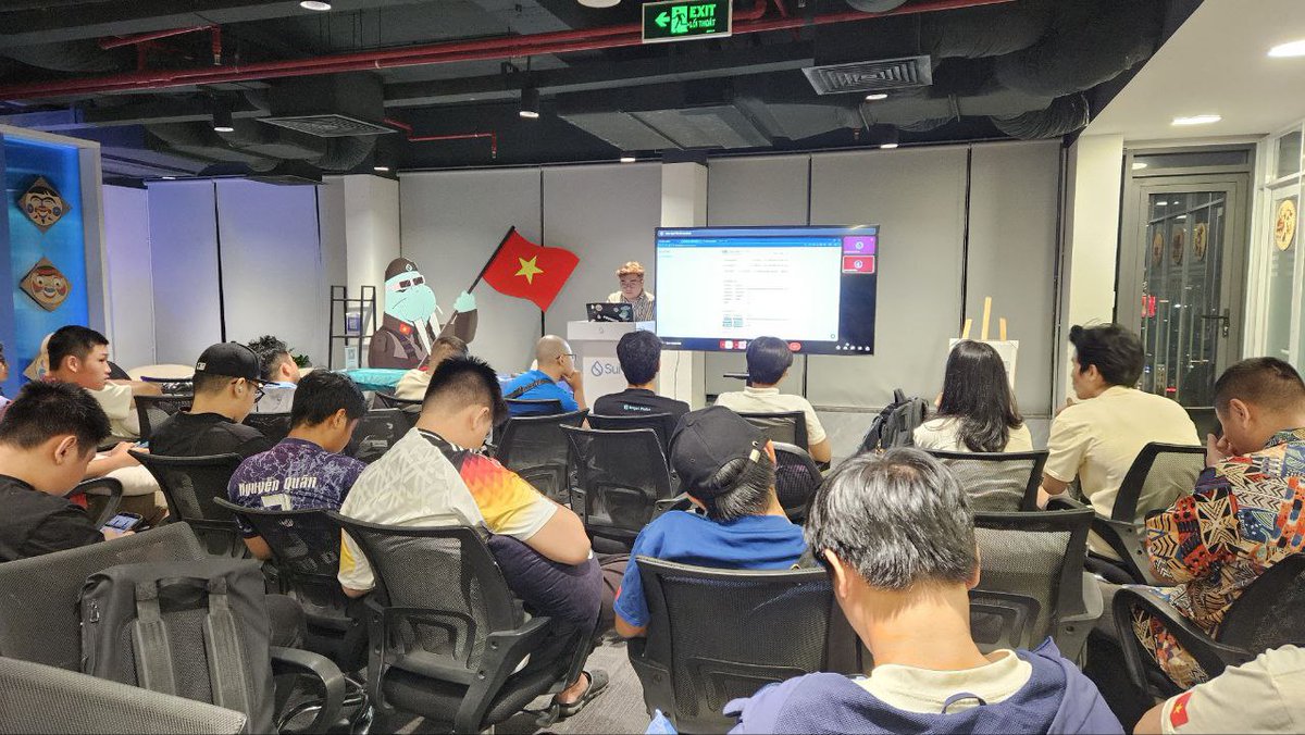Suipiens.sui 🦍💧 (@suipiens) on Twitter photo What a great monday night with at SuiHub, HCMC 🇻🇳
🙏 Appreciate for giving me a chance to be here to share more about <a href="/FlowX_finance/">FlowX Finance 🦓</a> & discuss with everybody about Defi on Sui.
$SUI community is truly built different! 🔥 What a great monday night with at SuiHub, HCMC 🇻🇳
🙏 Appreciate for giving me a chance to be here to share more about <a href="/FlowX_finance/">FlowX Finance 🦓</a> & discuss with everybody about Defi on Sui.
$SUI community is truly built different! 🔥
