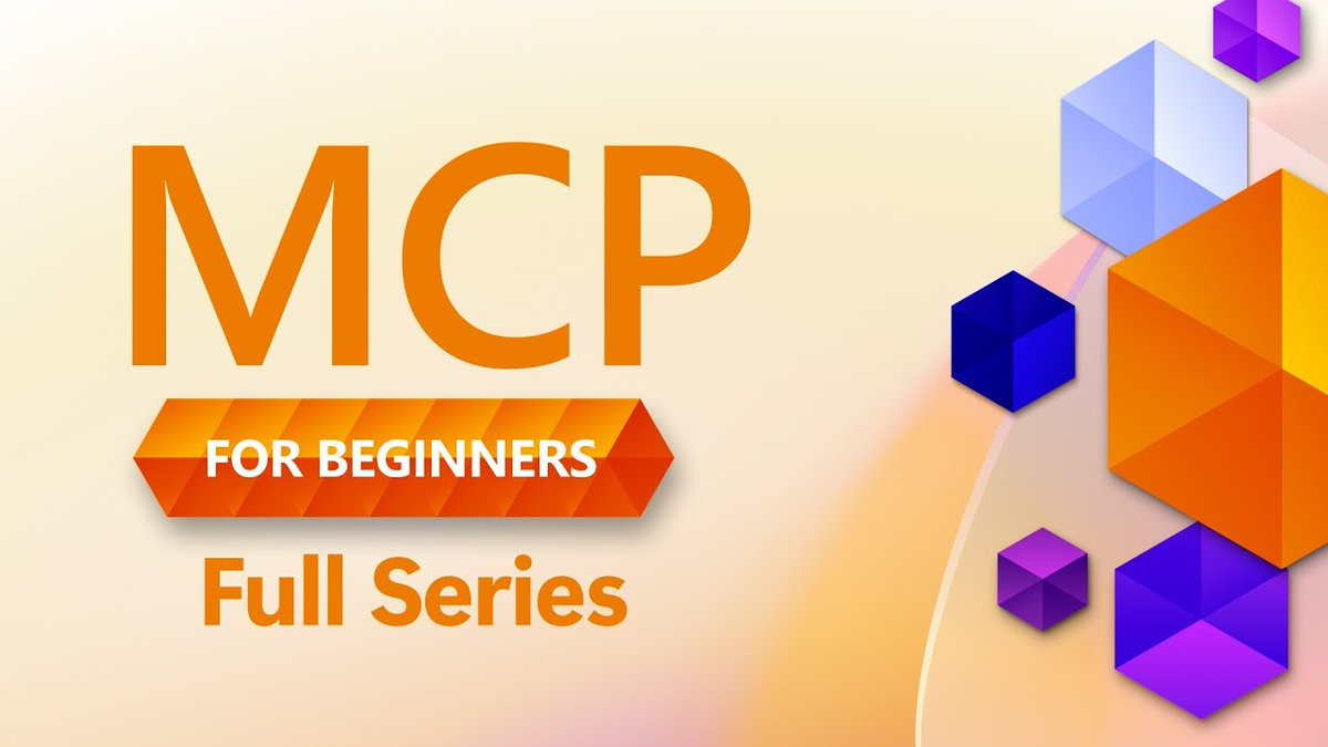 VisualStudio's tweet image. Full Course: Build AI Agents with Model Context Protocol (MCP)!
Walk through core concepts, hands-on development, advanced implementation, and real-world case studies. Learn how to build and deploy AI agents with MCP in Visual Studio Code, contribute to the community, and apply…