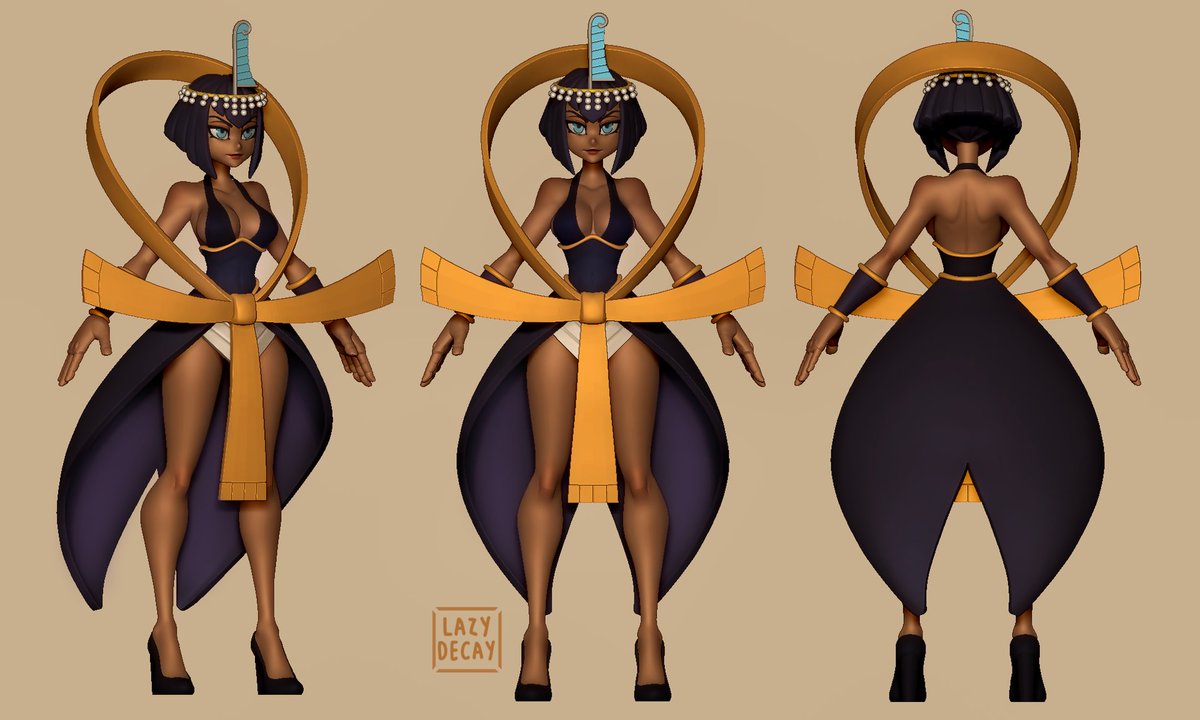 Eliza WIP! 

#3DCG  #Skullgirls