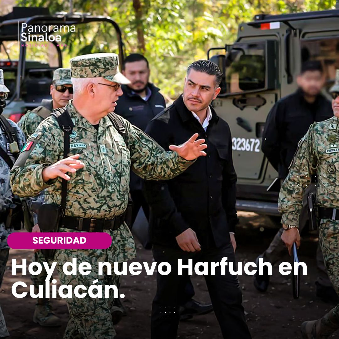 Omar García Harfuch, secretario de seguridad pública y protección ciudadana y el gabinete federal estarán de nuevo en Culiacán, se espera que asista a la firma de convenio entre la secretaría de la defensa y el gobierno de Sinaloa que se llevará a cabo en la base aérea militar#10