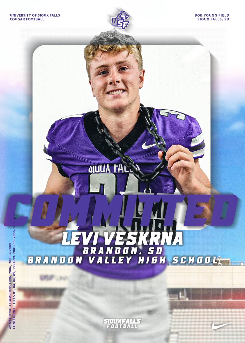Levi Veskrna 2026 RB (@levi_veskrna) on Twitter photo Committed!! 🟣⚪️ #GoCoo
<a href="/JimGlogowski/">Coach Glo</a> <a href="/CoachLueds/">Lucas Lueders</a> <a href="/iWestonBridges/">Coach Bridges</a> <a href="/bvhsfootball/">BV Lynx Football</a> <a href="/mchristensenbv/">Matt Christensen</a> Committed!! 🟣⚪️ #GoCoo
<a href="/JimGlogowski/">Coach Glo</a> <a href="/CoachLueds/">Lucas Lueders</a> <a href="/iWestonBridges/">Coach Bridges</a> <a href="/bvhsfootball/">BV Lynx Football</a> <a href="/mchristensenbv/">Matt Christensen</a>
