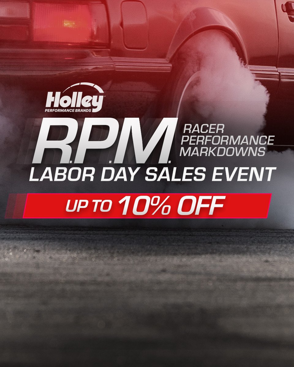 JEGS Performance (@jegsperformance) on Twitter photo Save up to 10% on Holley Performance Brand during the Labor Day Sales Event! Limited Time Only. <a href="/Holley_News/">Holley Performance Brands</a>
Shop now at JEGS! bit.ly/4mEfcR5 Save up to 10% on Holley Performance Brand during the Labor Day Sales Event! Limited Time Only. <a href="/Holley_News/">Holley Performance Brands</a>
Shop now at JEGS! bit.ly/4mEfcR5