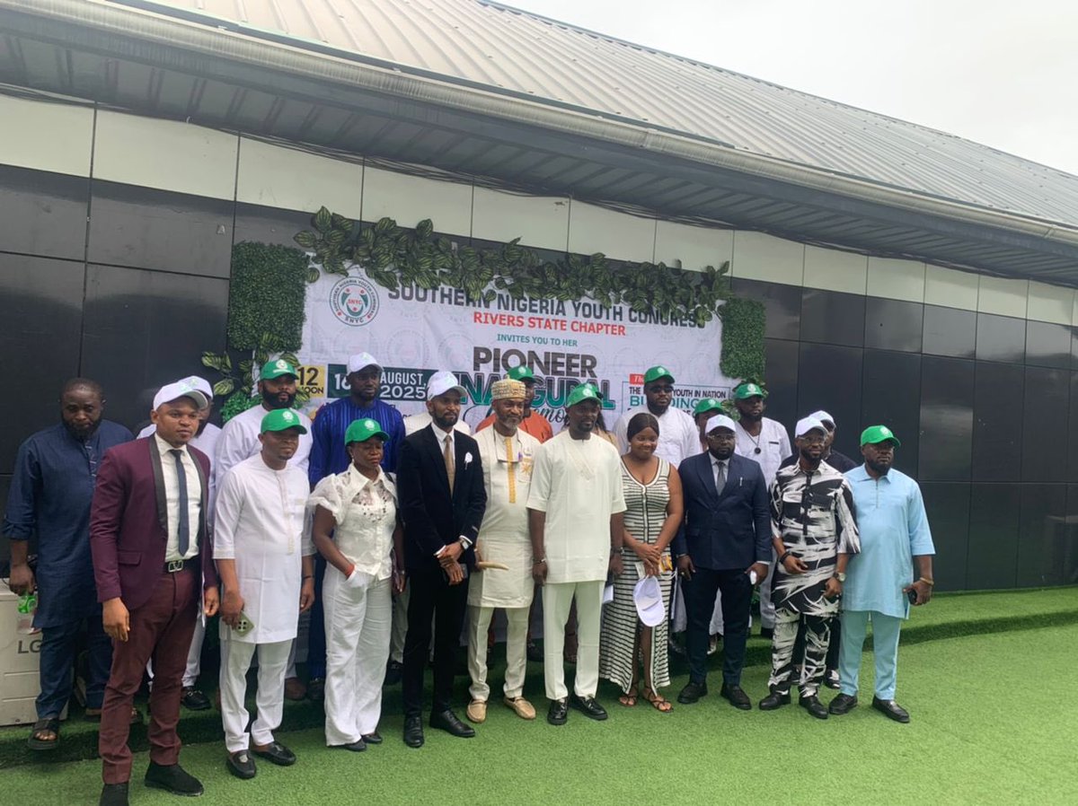 #SNYC #Rivers_State Chapter Inauguration <a href="/SNYCOFFICIAL/">Southern Nigeria Youth Congress</a> <a href="/SNY_imo_chapter/">Southern Nigeria Youth Congress imo Chapter</a> <a href="/snyclagos/">Southern Nigerian Youths Congress (Lagos)</a>