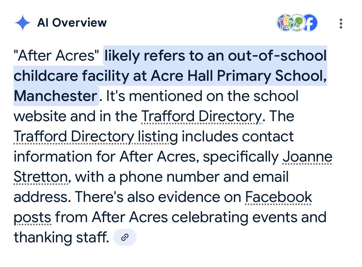 Not bad A.I 🥰😂

An After school club where all children are welcome and form part of our After Acres family. Come see what all the fuss is about!

Register now for a September start 😁 <a href="/AcreHall/">Acre Hall Primary School</a> <a href="/BrightFuturesET/">Bright Futures Educational Trust</a>