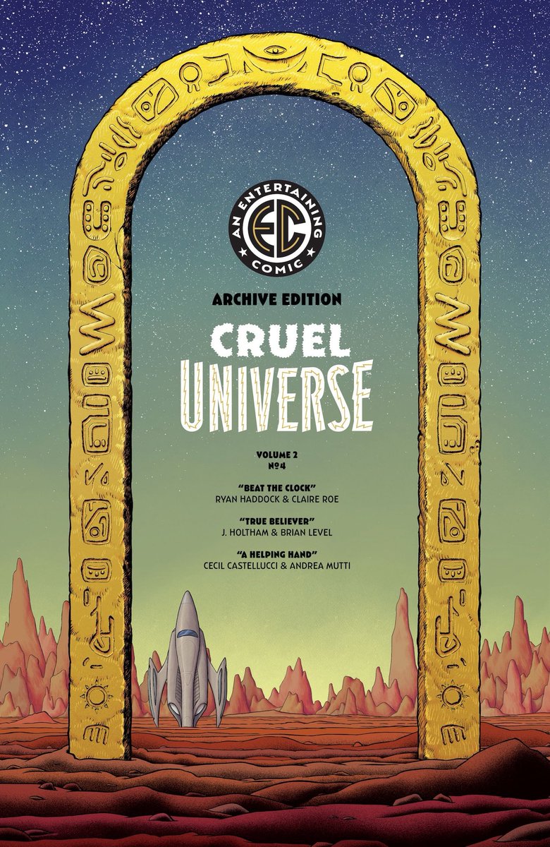 I drew the title page/archive variant for the fourth issue of Cruel Universe Vol. 2