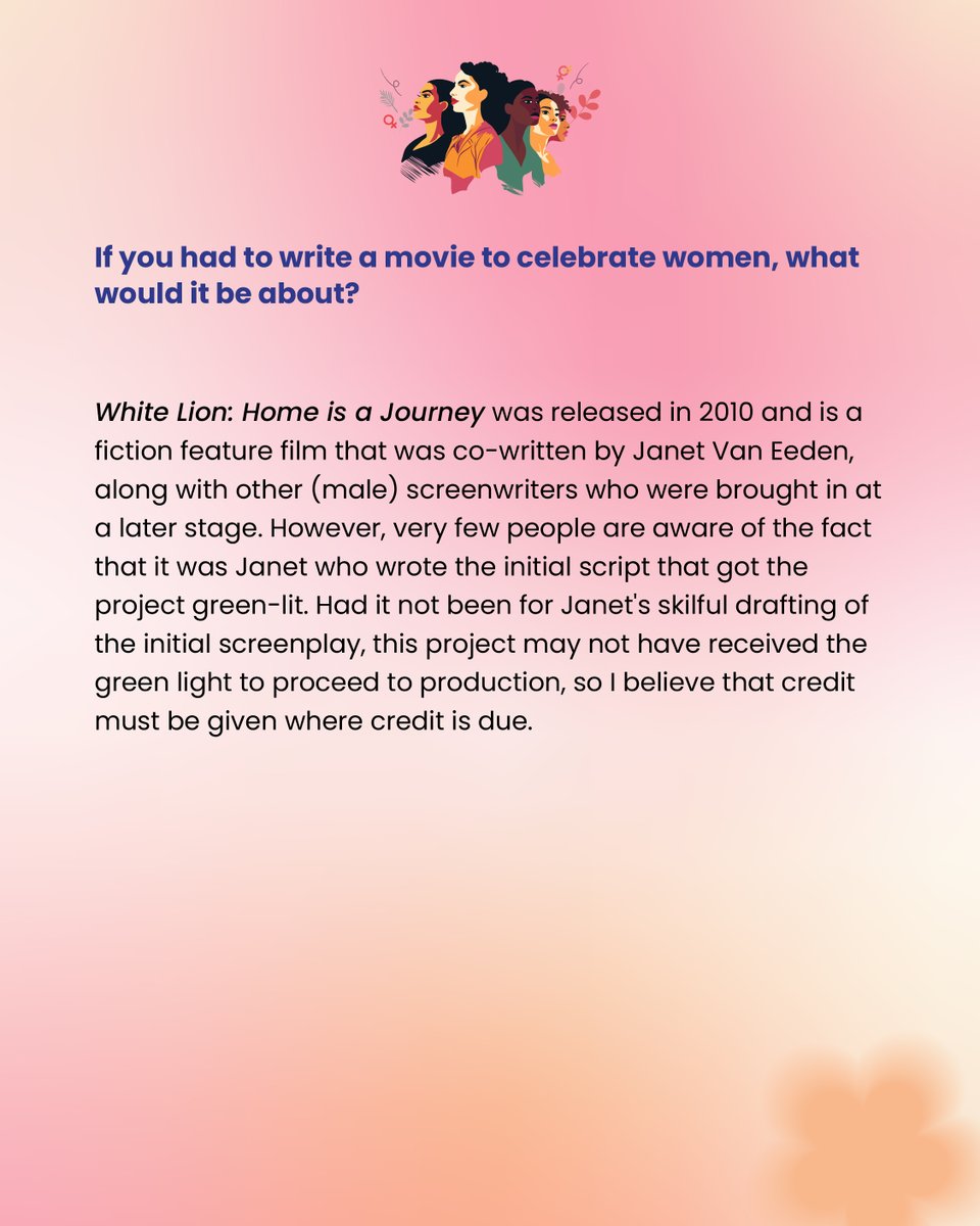 Today, we celebrate Jessica Singh, a woman who educates, innovates, and inspires. Swipe on the images to see what Jessica had to say.  #ISeeHerToo #NFVFCelebratesHer #WomenInFilm #SouthAfricanFilm #FilmAndTV #NFVF #HerStory #SkillsDevelopment