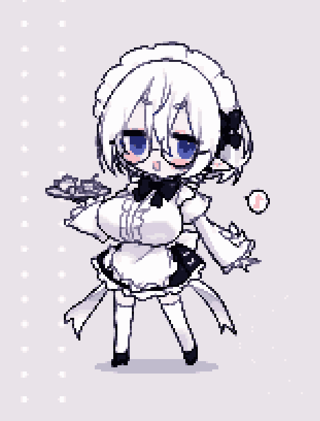 ドット化かわいい😚ぴこぴこ動いてそうw 