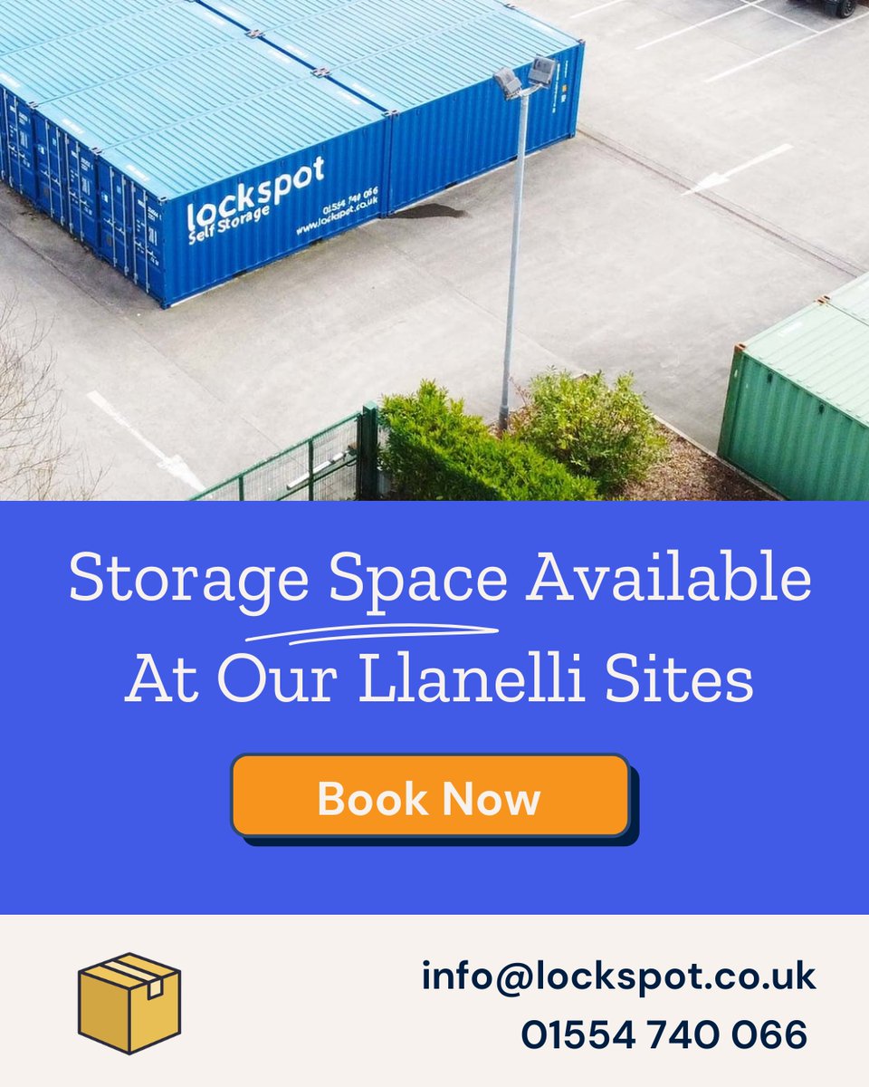 🏠𝗧𝗼𝗼 𝗺𝘂𝗰𝗵 𝘀𝘁𝘂𝗳𝗳, 𝗻𝗼𝘁 𝗲𝗻𝗼𝘂𝗴𝗵 𝘀𝗽𝗮𝗰𝗲?📦

Good news! Storage is now available across 3 Llanelli sites: Dafen Trade Park, Heol Aur, Llanelli Gate Business Park ✅

lockspot.co.uk/contact-us

#LockspotUK #SelfStorage #LlanelliStorage #StorageNearMe