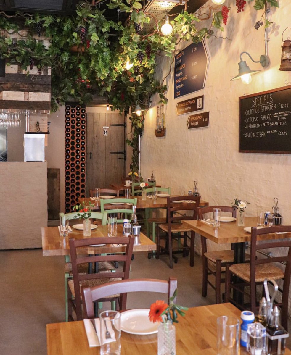 Our interiors have had a little makeover, and now every lunchtime feels like dining under the grapevines of Cyprus - no expensive flight required 🍇