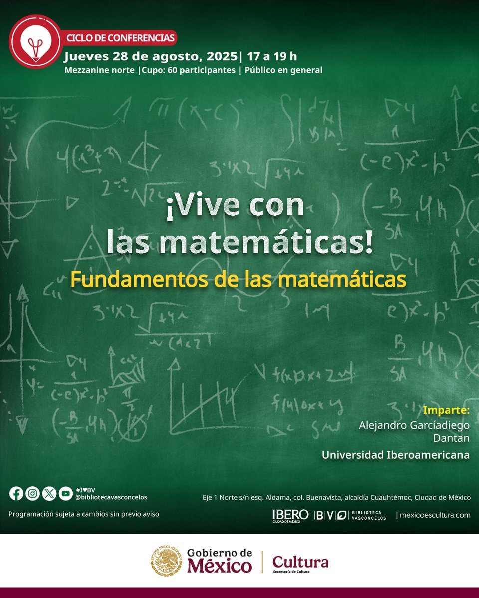 Asiste a nuestra conferencia y descubre cómo los debates de finales del siglo XIX transformaron las matemáticas para siempre. Hablaremos de geometrías no euclidianas y otros postulados que cambiaron nuestra forma de ver los números. Cupo limitado.