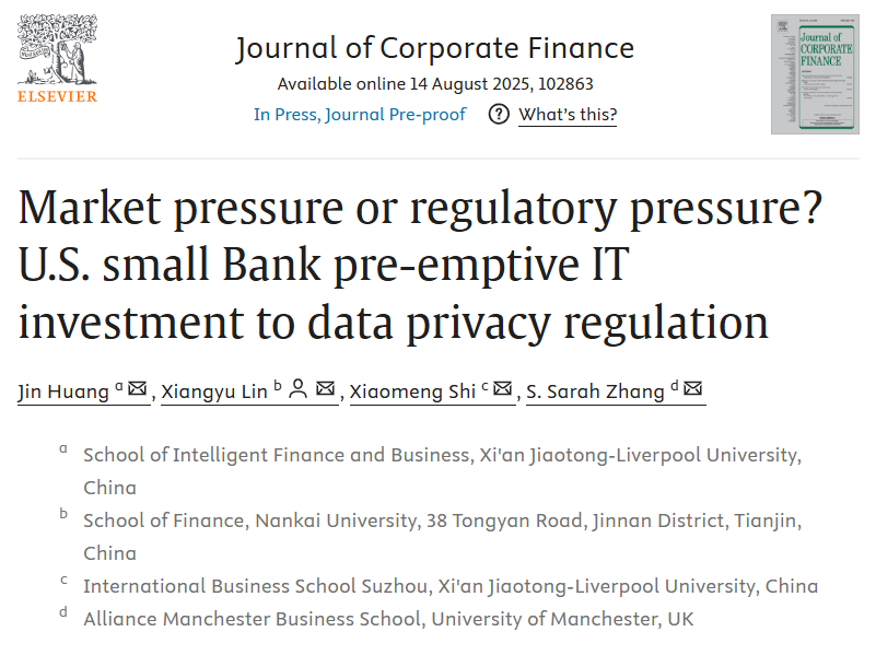 Journal of Corporate Finance tweet media