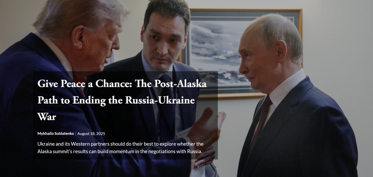 Lawfare (@lawfare) on Twitter photo Ahead of Trump and Zelensky’s meeting later today, <a href="/MySoldatenko/">Mykhailo Soldatenko</a> lays out a negotiation strategy that would increase the chances of an acceptable settlement and allow Ukraine to emerge from the war as an independent, secure and prosperous democracy. Ahead of Trump and Zelensky’s meeting later today, <a href="/MySoldatenko/">Mykhailo Soldatenko</a> lays out a negotiation strategy that would increase the chances of an acceptable settlement and allow Ukraine to emerge from the war as an independent, secure and prosperous democracy.