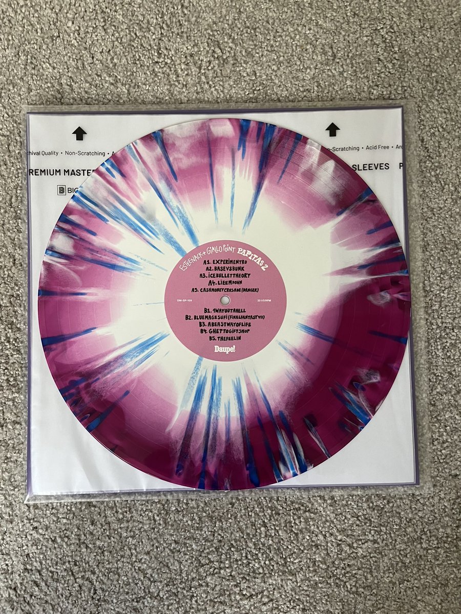 First ever Daupe order just came in and it’s beautiful, might just be the prettiest pressing in my collection (COÑO!)