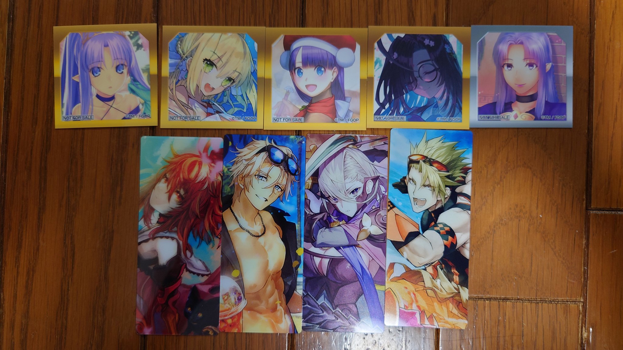 FGO 最終再臨展 特典 選択画面風ステッカー サンタ カルナ ぽ*ず様 FGO 最終再臨展入場特典 選択画面風ステッカー カルナ
