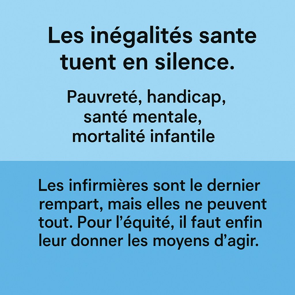 infirmierSNPI's tweet image. Pauvreté, logement, emploi : les #déterminants sociaux façonnent la #santé plus que la biologie
Les #infirmières vont vers les plus vulnérables, dépistent, accompagnent
Mais il faut financer visites à domicile, médiation et #infirmier #référent
#AllerVers
syndicat-infirmier.com/Infirmieres-fa…