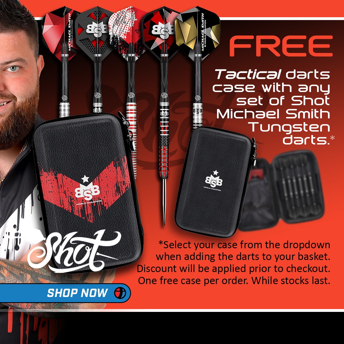 Premier Darts Official (@premierdarts) on Twitter photo Who would like another great offer??
When ordering a set of <a href="/Michael180Smith/">Michael Smith</a> <a href="/Shot_Darts/">Shot Darts</a> you can now pair them perfectly with a free Smith tactical case.
Select your style and we will do the rest
Order Today👇
premierdarts.co.uk/collections/sh… Who would like another great offer??
When ordering a set of <a href="/Michael180Smith/">Michael Smith</a> <a href="/Shot_Darts/">Shot Darts</a> you can now pair them perfectly with a free Smith tactical case.
Select your style and we will do the rest
Order Today👇
premierdarts.co.uk/collections/sh…