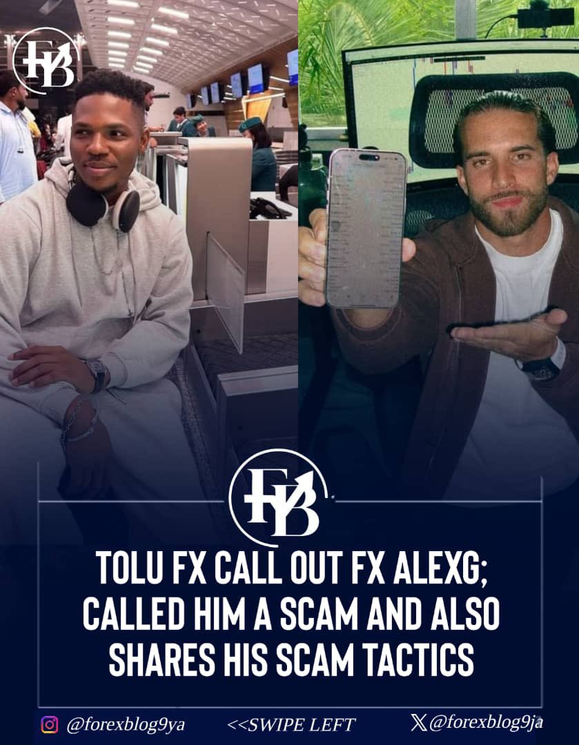forexblog9ja's tweet photo. Tolu FX Exposes FX Alex: Bold Claims of Lies, Manipulation &amp; $cam Tactics Shake the FX Community https://t.co/Ve7h9lrax9