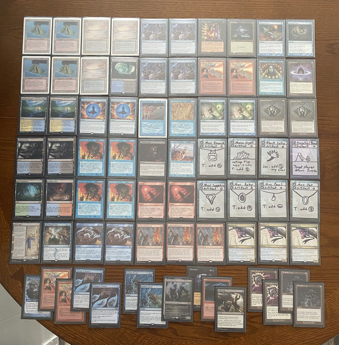 Ryan__39's tweet image. Split top 4 of the battle for a lotus event, playing Grixis Lurrus Breach. Found the deck on @ecobaronen metafy, made a couple tweaks and had tons of fun playing it all weekend. Shoutout Card Cache for being super friendly and helpful when our initial vendor backed out.