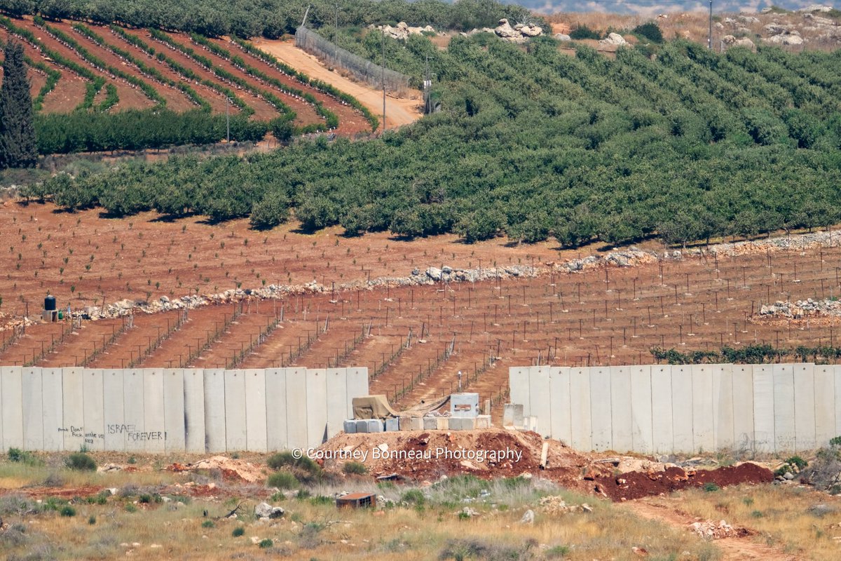 In photos from March 29th and June 26th, you can see clearly the two points on Lebanese land from which the IDF conducts military operations including but not limited to sniping, surveillance and incursions further into Kfarkela to commit acts of domicide.