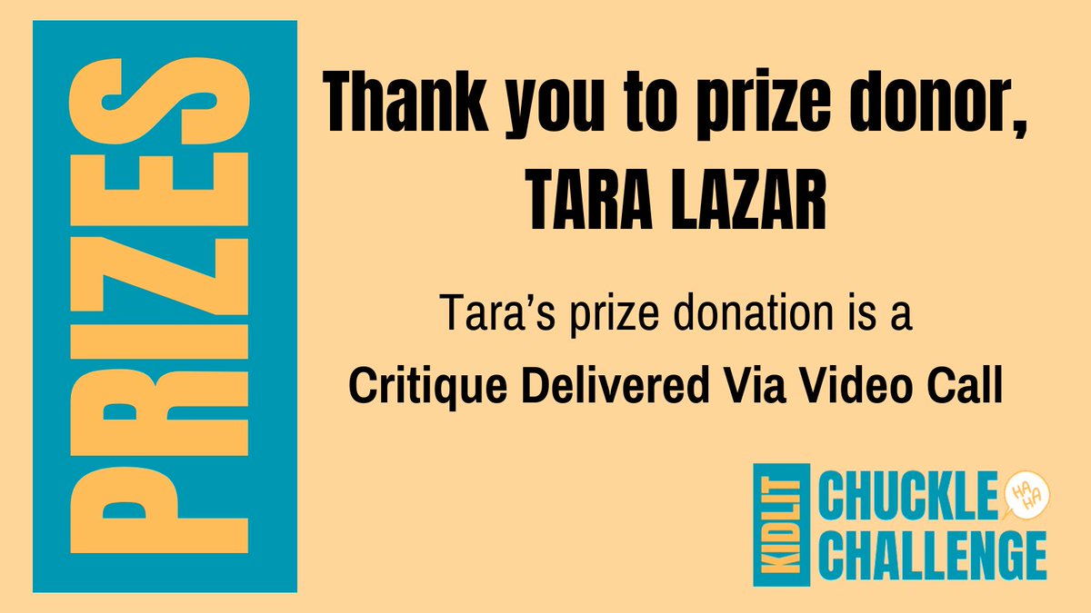 Bri Lawyer (@lawyerbri) on Twitter photo One lucky #KidlitChuckleChallenge winner will win this!
THANK YOU <a href="/taralazar/">Tara Lazar</a>.bsky.social for your generous donation! 🤩 One lucky #KidlitChuckleChallenge winner will win this!
THANK YOU <a href="/taralazar/">Tara Lazar</a>.bsky.social for your generous donation! 🤩