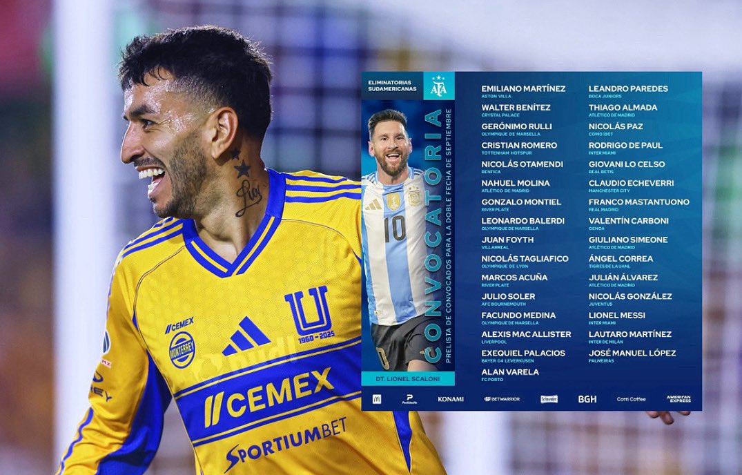 La lista de Scaloni | @BarronSports