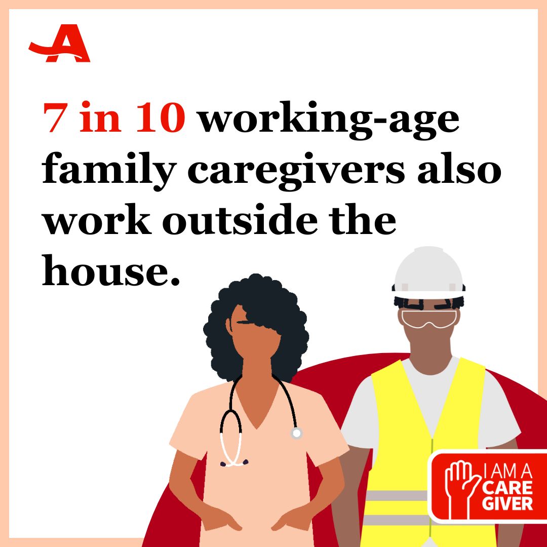 Most family caregivers juggle work alongside their family responsibilities. spr.ly/6013ftI5d