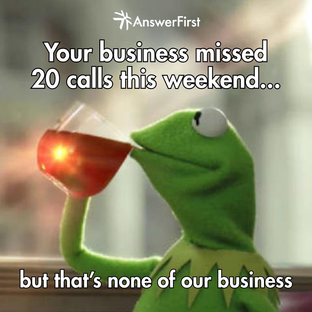 answerfirst's tweet image. Calls don’t stop just because it’s the weekend. Good thing we don’t either 😉
#WeekendSupport #NoMissedCalls #AnsweringService #AnswerFirst