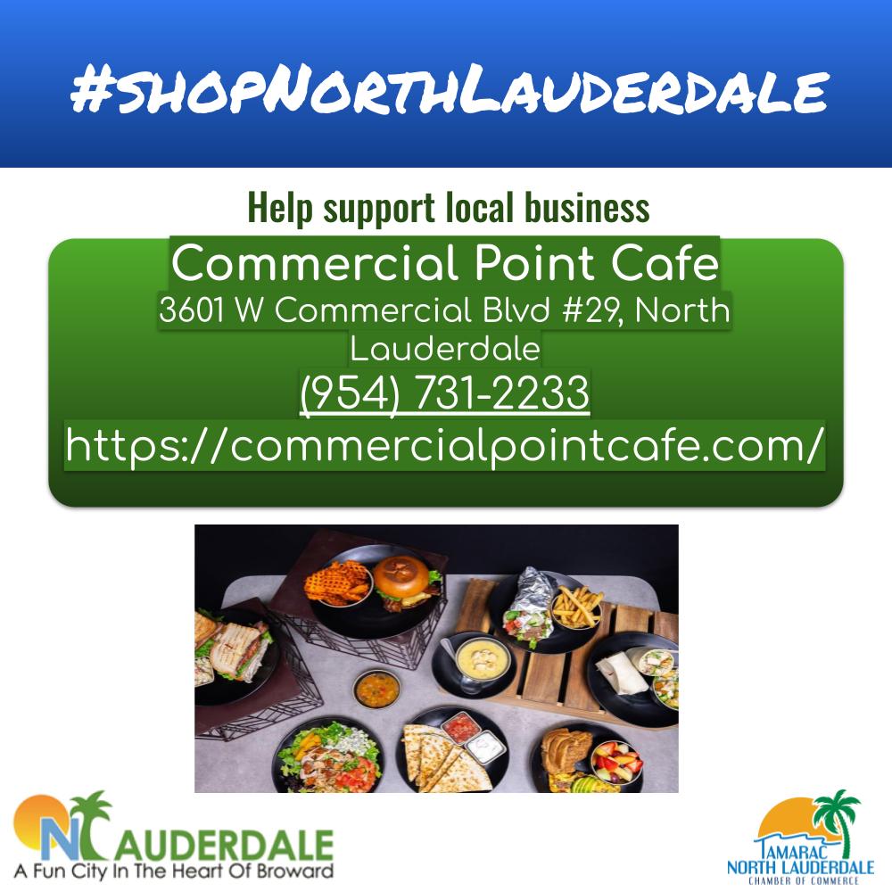 Tamarac North Lauderdale Chamber of Commerce (@tnlcoc) on Twitter photo Experience the ultimate fusion of flavors and convenience at Commercial Point Cafe. Enjoy delicious breakfast, lunch, and snack options. Commercial Point Cafe is the perfect to satisfy your cravings
#eatnorthlauderdale #shopnorthlauderdale <a href="/margatenews/">Margate News</a> <a href="/TamaracTalk/">Tamarac Talk</a> Experience the ultimate fusion of flavors and convenience at Commercial Point Cafe. Enjoy delicious breakfast, lunch, and snack options. Commercial Point Cafe is the perfect to satisfy your cravings
#eatnorthlauderdale #shopnorthlauderdale <a href="/margatenews/">Margate News</a> <a href="/TamaracTalk/">Tamarac Talk</a>