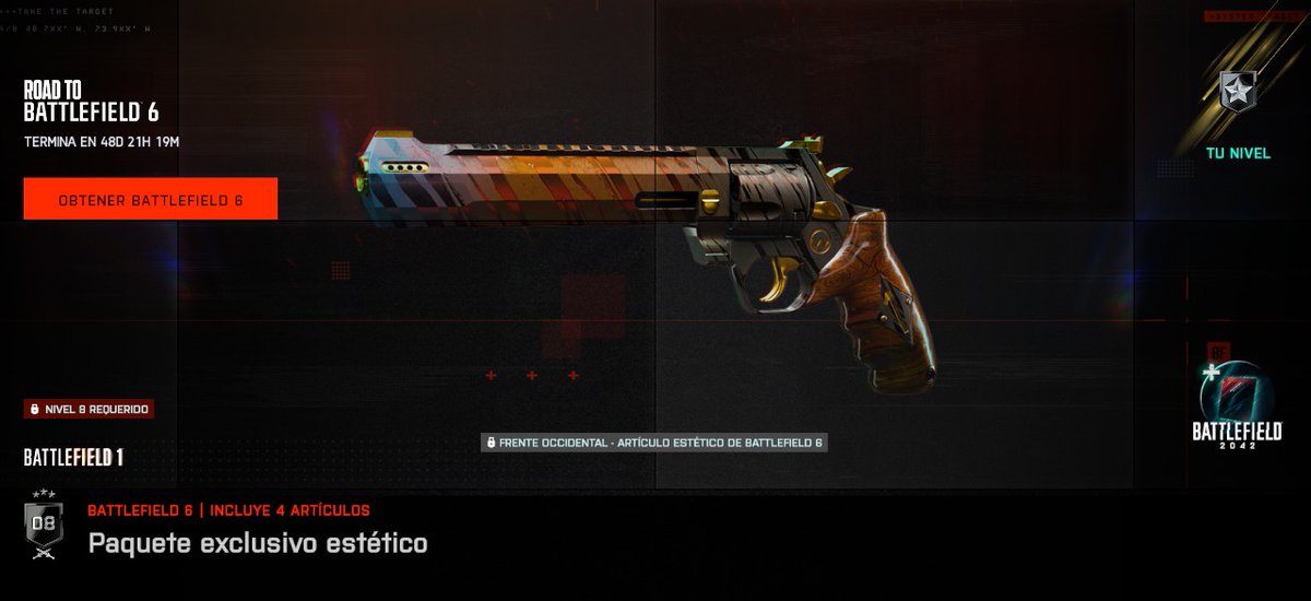 NotiField's tweet photo. Algunas de las recompensas que podremos obtener por jugar #Battlefield2042, Estos articulos estaran disponible en nuestras cuentas el dia 10 de Octubre, claro, si completas los niveles obviamente.

(Tags) #Battlefield6 #BF6 #Battlefield6beta #Battlefieldbeta #BF6Beta #Battlefield #Giveawa #Battlefieldleaks #Gaming #FPS #shooter #Games
