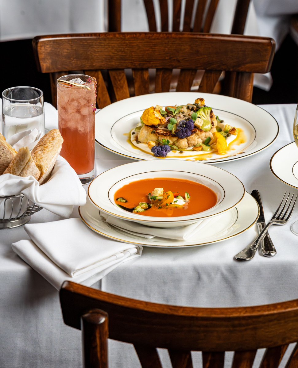 Join us for the first day of DC Restaurant Week and enjoy something light and refreshing like our Cauliflower &amp; Walnuts Pesto or Gazpacho de Tomates.⁠
⁠
Available August 18–24, Monday–Friday from 11am to 4pm.⁠