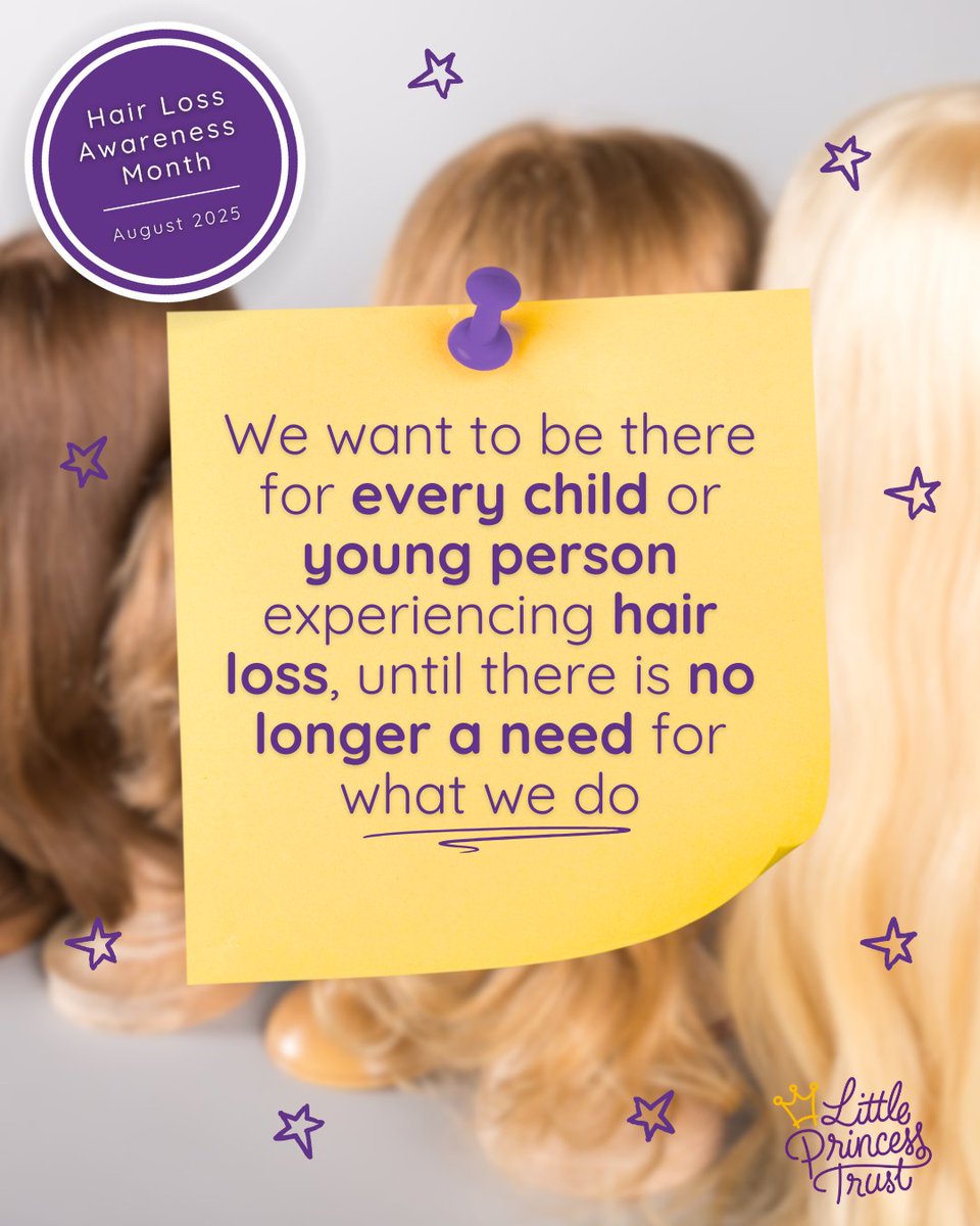Here at LPT, we want to be able to support the children and young people who need our service, until there is no longer a need for what we do 💜

To find out how we are marking Hair Loss Awareness Month this August, click here 👉 ow.ly/5fsa50WEukC