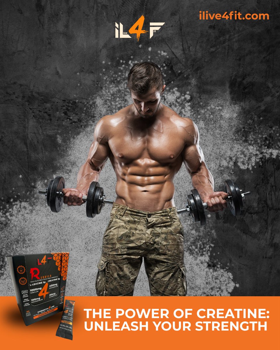 iLive4Fit's tweet photo. Creatine = more strength, more power, more gains 💪
Level up every rep with iLive4fit Rebuild and unleash your full potential.
👉 https://t.co/NBn15LwY9N #Fitness #Creatine #Strength https://t.co/f1u4yzbQWv
