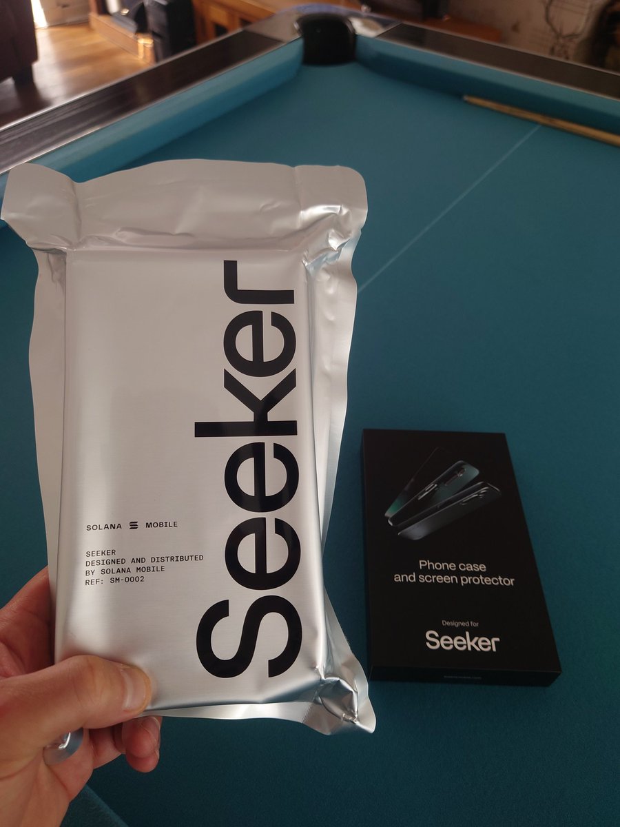 CryptEck (@crypteck23) on Twitter photo Oh man, it actually happened 👀 my <a href="/solanamobile/">Seeker | Solana Mobile</a> pre order NFT has transformed into an airdropped Seeker!
All I had to do was confirm my address!
If you don't have yours yet, have faith 🙏 because it's on its way.
Now to mint that genesis token and seek some apps🤘 Oh man, it actually happened 👀 my <a href="/solanamobile/">Seeker | Solana Mobile</a> pre order NFT has transformed into an airdropped Seeker!
All I had to do was confirm my address!
If you don't have yours yet, have faith 🙏 because it's on its way.
Now to mint that genesis token and seek some apps🤘