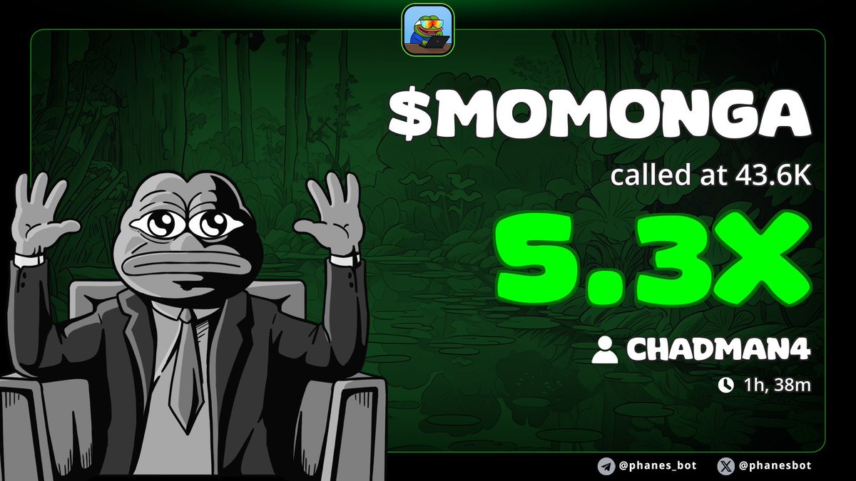 greatman70000's tweet image. #MOMONGA
$JAMAL
#EXPLAIN
$TADC

Day is not yet over 

t.me/memecoin7000