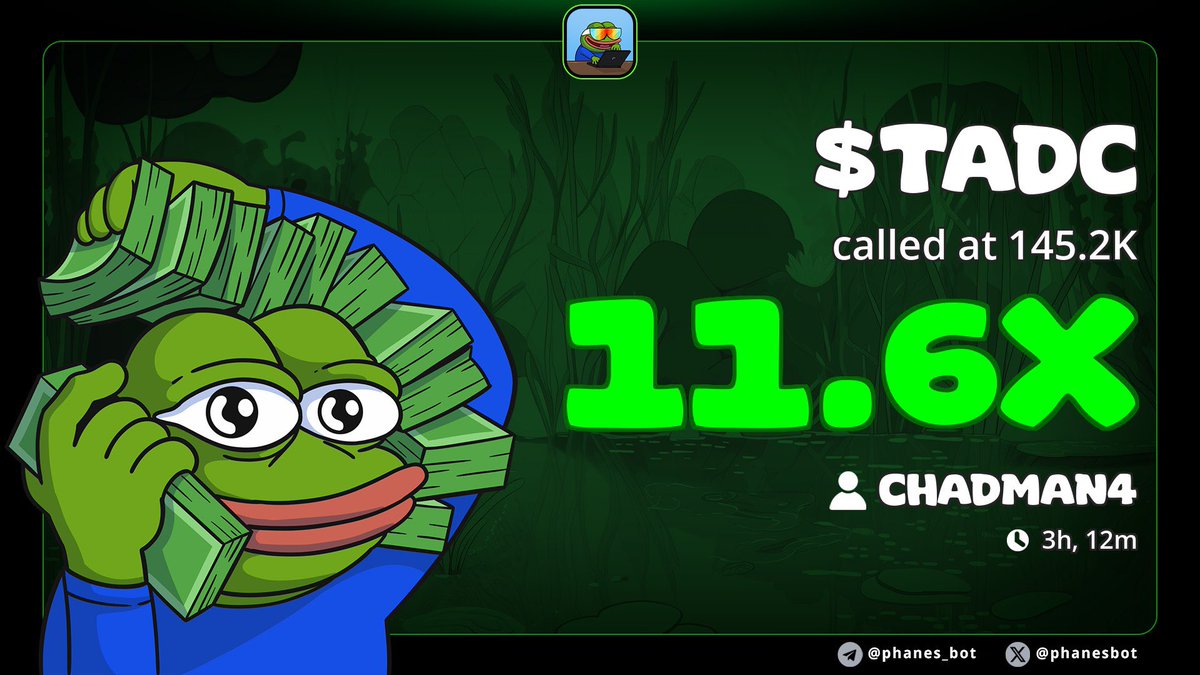 greatman70000's tweet image. #MOMONGA
$JAMAL
#EXPLAIN
$TADC

Day is not yet over 

t.me/memecoin7000