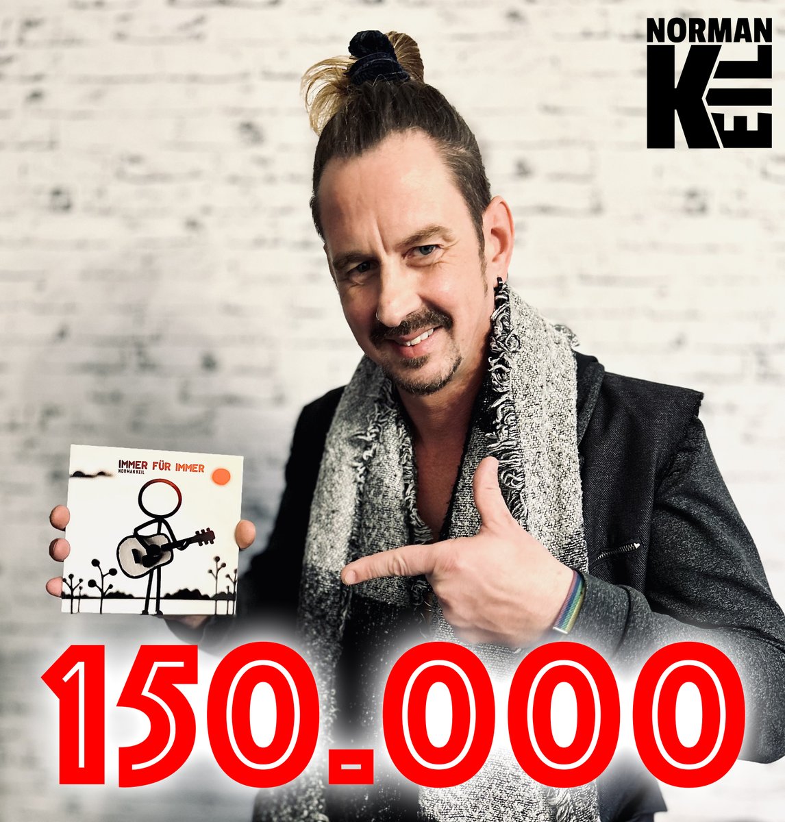 combiful's tweet image. 💥 Über 150.000 Streams! 💥

Die stärkste Single – Norman Keil liefert ab!

#normankeil #immerfürimmer #willstdumitmirgehen #combiful
#LiveMusik #LiveKonzert #singersongwriter #gemeinsamstark
