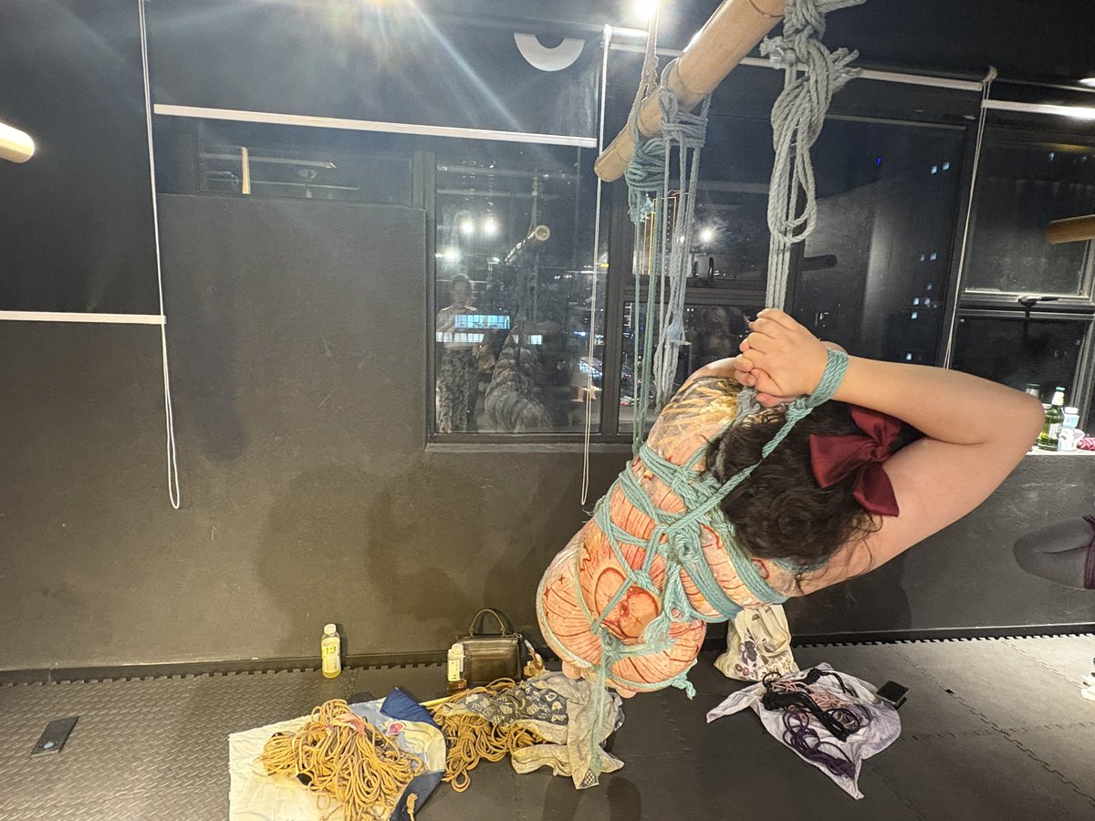 从钓鱼老登到旗袍美人🥰#绳艺 #绳 #绳缚 #绳子 #捆绑 #吊缚 #shibari #art #捆绑拍摄 #捆绑放置