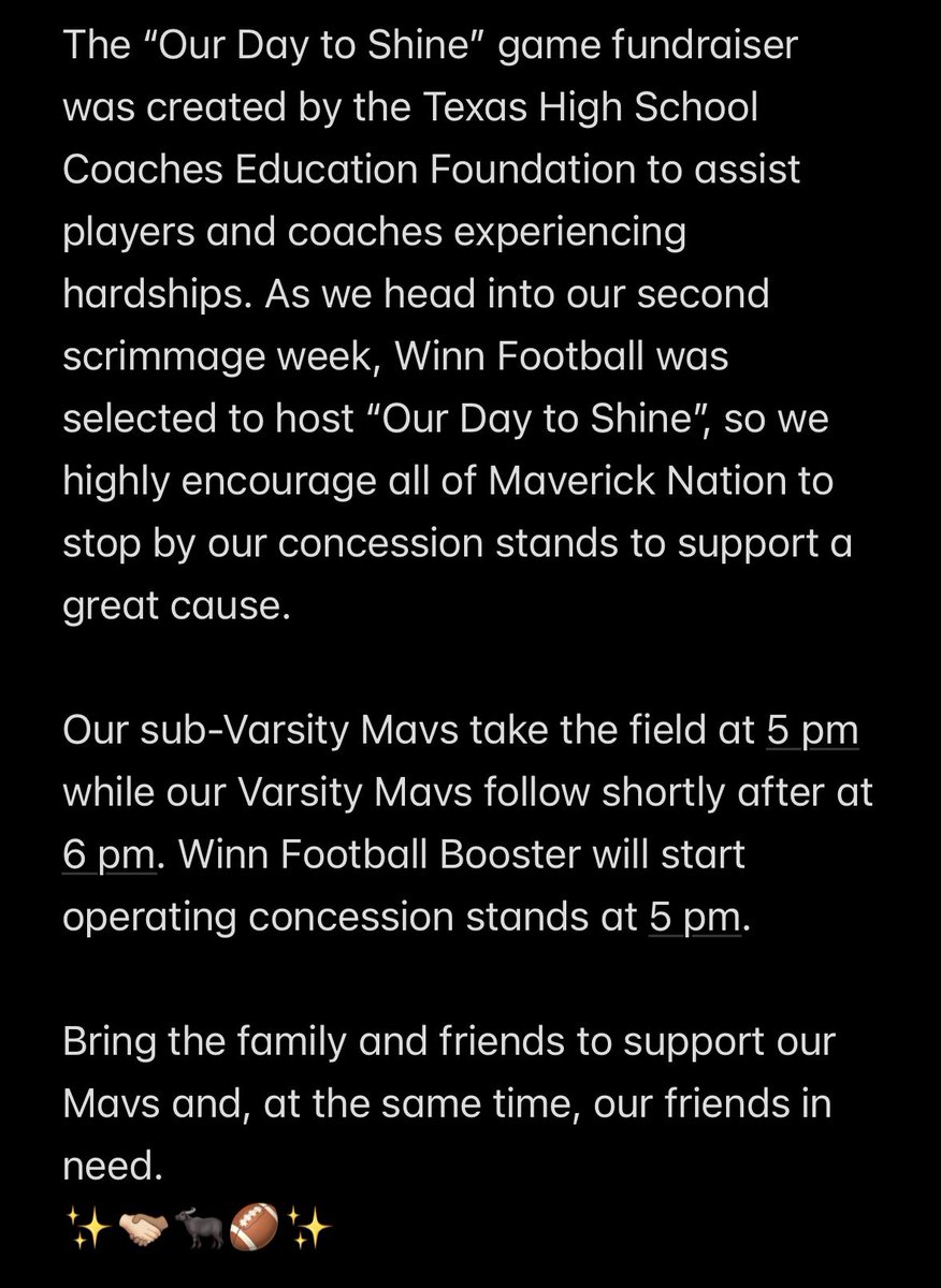 Winn Football Booster tweet media