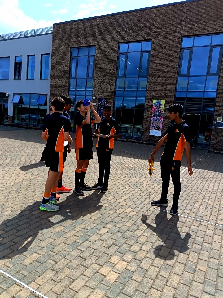 bolderlondon's tweet image. Our budding mathematicians put theory into practice by measuring the school building’s height, using clinometers and trigonometry instead of ladders! Hands-on learning at its best! 👏🔢

#MathSkills #HandsOnLearning #STEM #Trigonometry