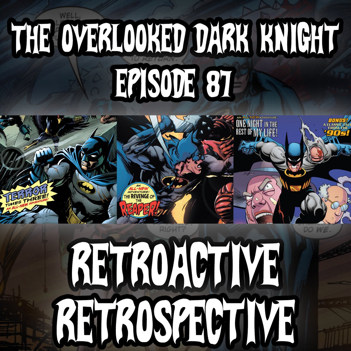 Dropping tomorrow morning...Andy Leyland and I talk about the Retroactive Batman books from 2011!

#Batman