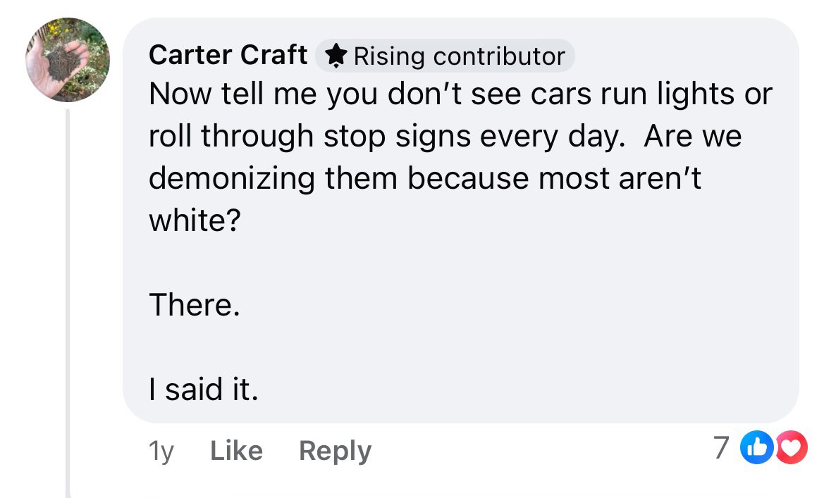Tiffanie Fisher has been an ally on cracking down on bad e-bikes. So it’s disappointing her slate pick Carter Craft once replied to my video of 3 e-bikes running a red light by calling me racist. On this issue, he sounds more like Emily Jabbour &amp; Andrew Wilson than Tiffanie.