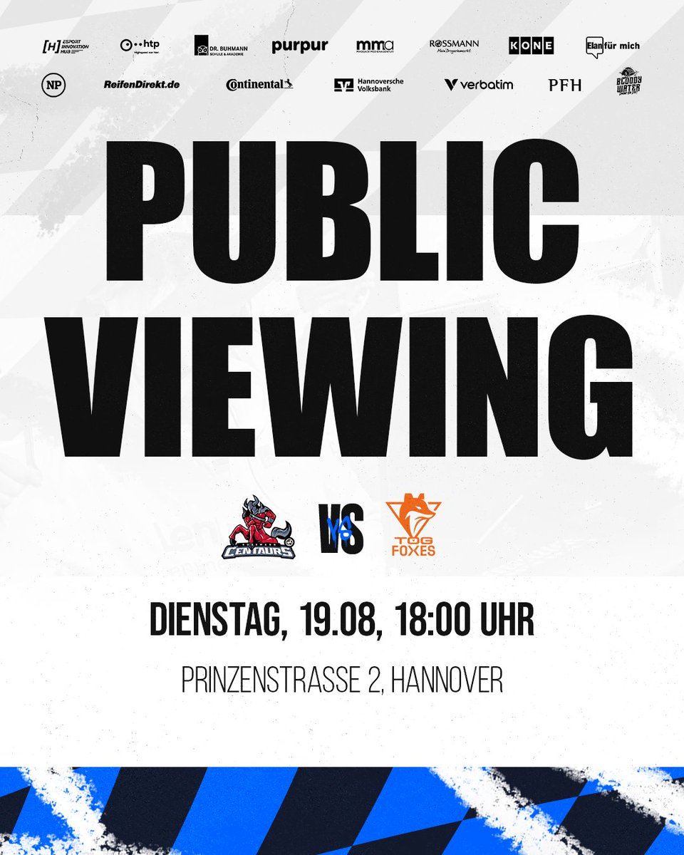 ALLES oder NICHTS

Morgen ist es so weit, das Lower Bracket Finale steht an und wir können uns fürs Grand Final auf der Gamescom qualifizieren.

Das Public Viewing wird fett und wir freuen uns auf euch ❤️